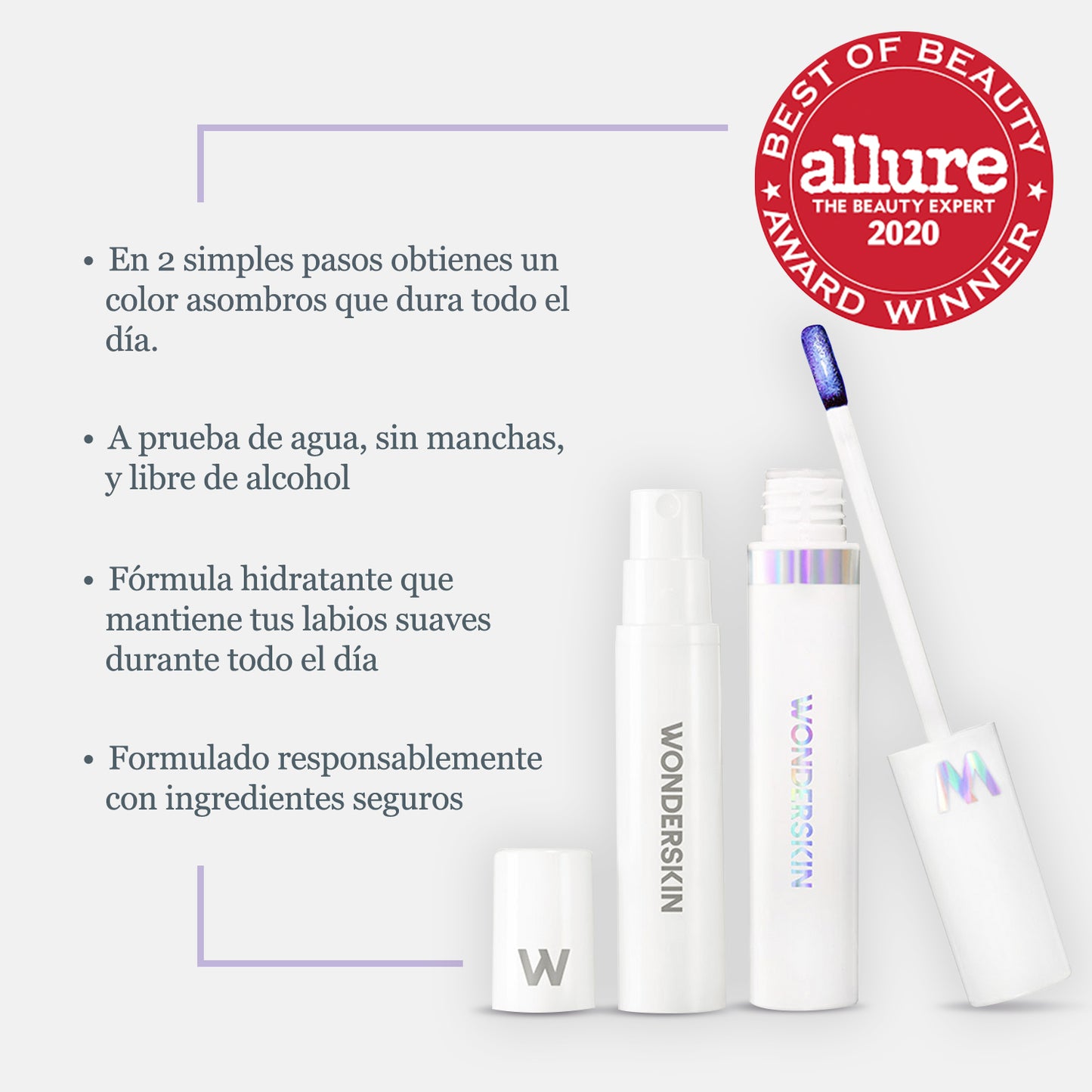 Wonder Blading Lip, Tinta Labial Indeleble de Larga Duración (Kit Divine)