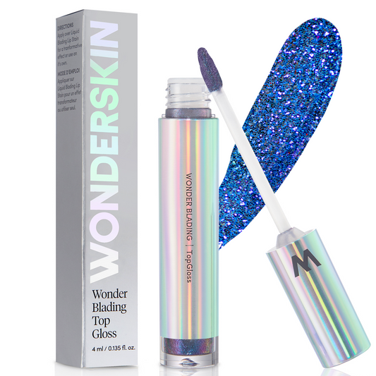 Wonder Blading Top Gloss (Blue Glitter)